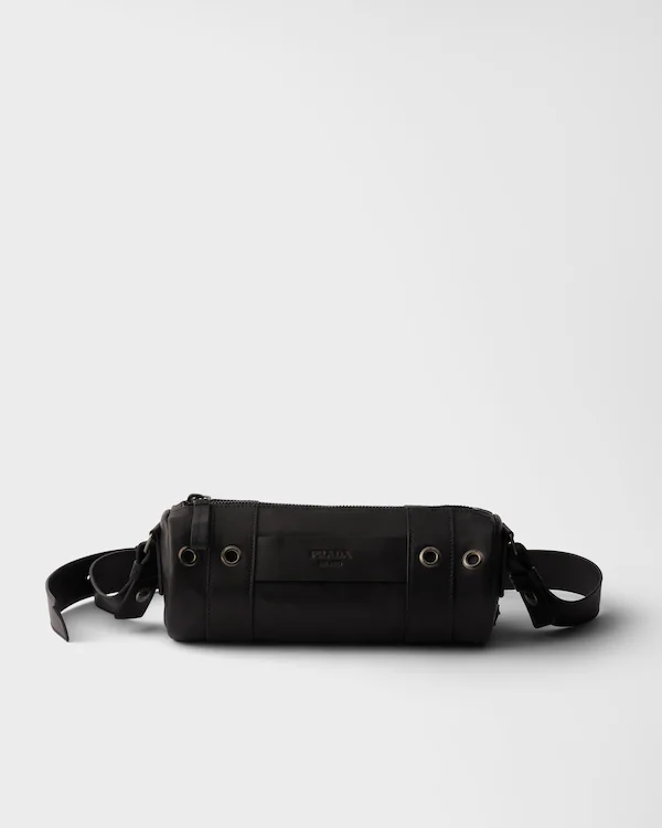Leather shoulder bag