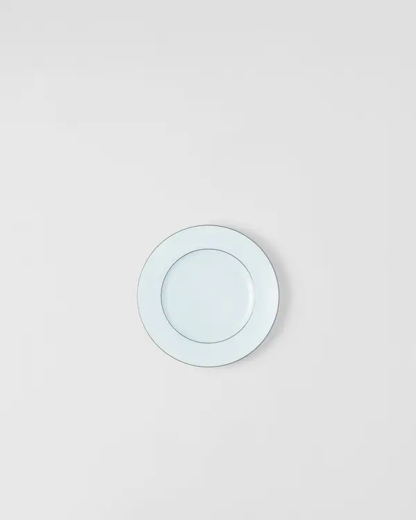 Set of two porcelain dessert plates - Celadon